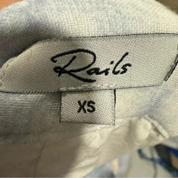 Rails Amaya Tie Dye Midi Dress Tiered Sleeveless Cotton Boho Beach XS - Picture 7 of 7